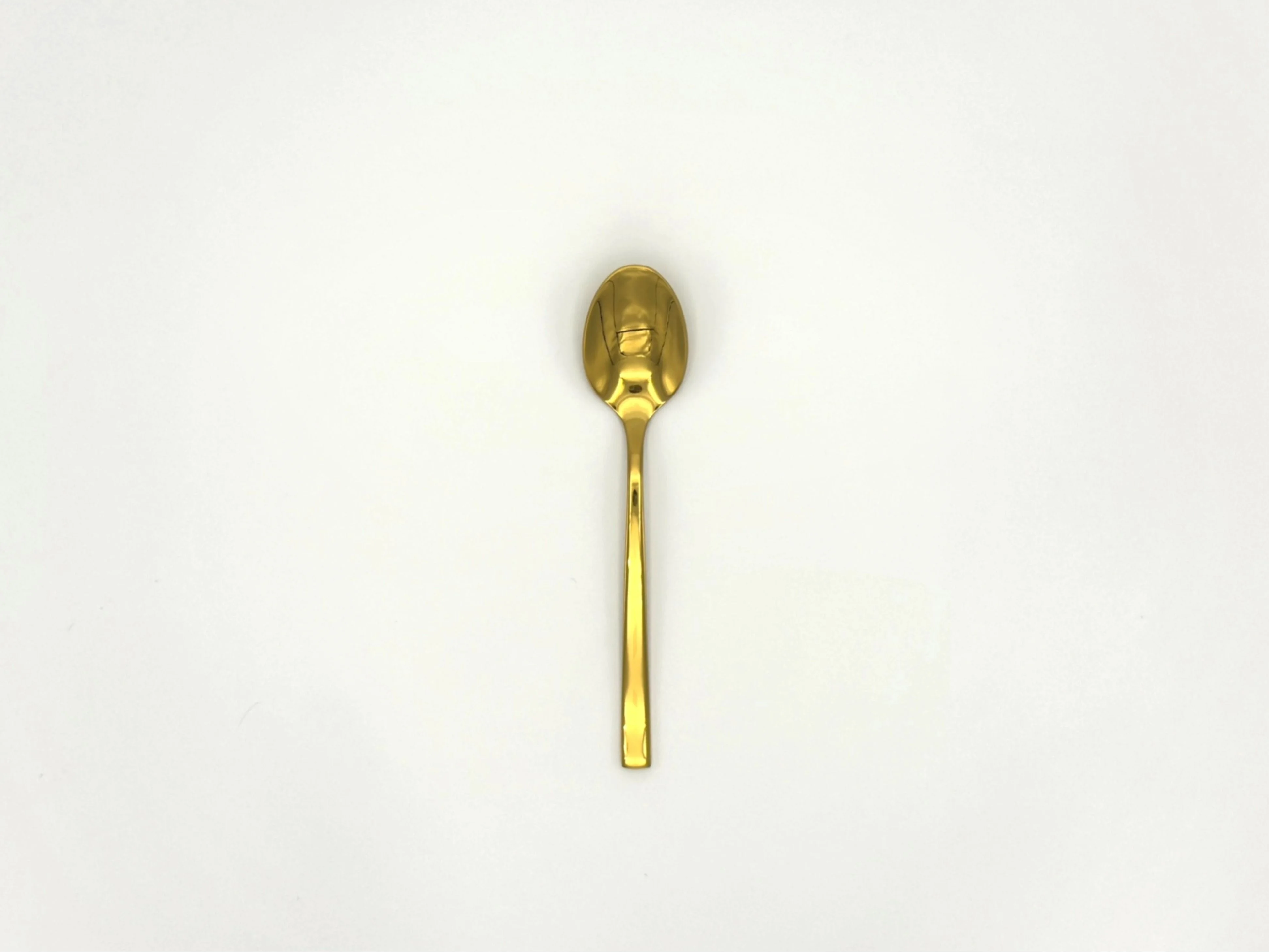 Dessertlöffel Gold glänzend