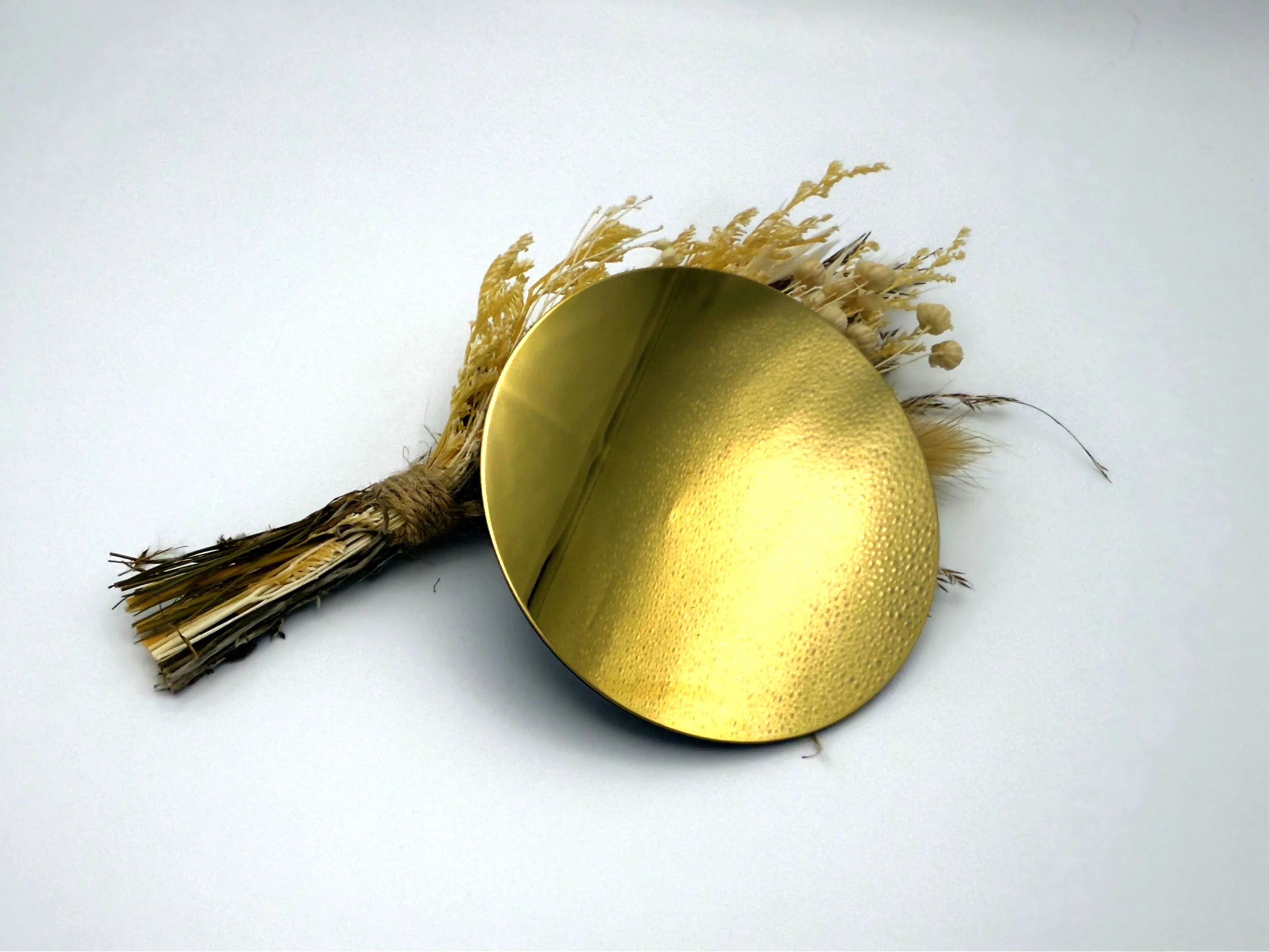 Glasuntersetzer Gold